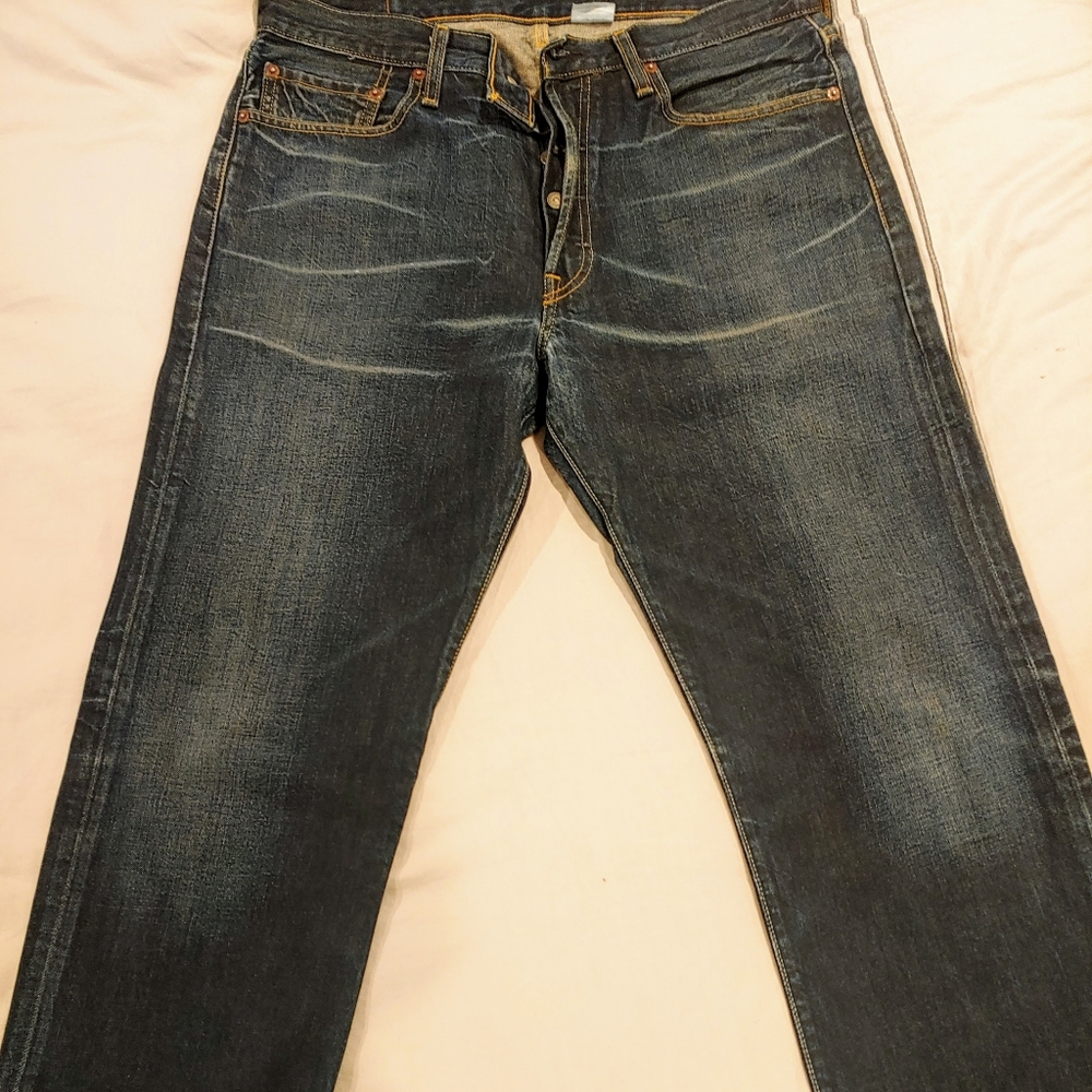 Men's Levis Straight Fit Denim Premium Red Label